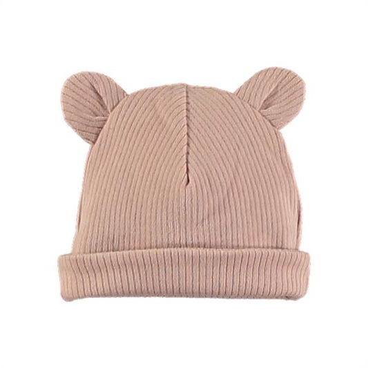 Gorro Orejitas Canalé 100% Algodón Orgánico - Rosa