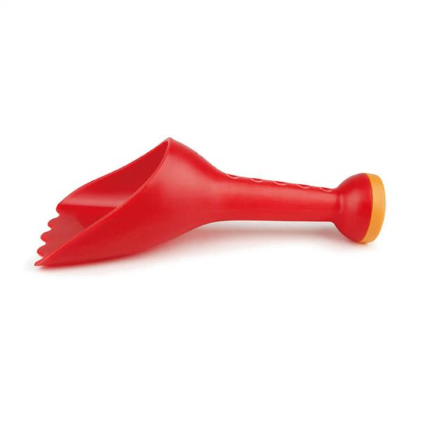 Pala Cavadora y Rociadora Roja Playa Hape