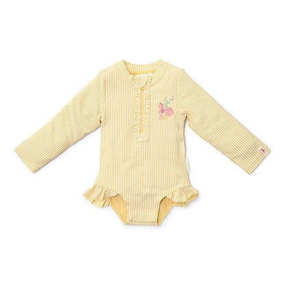 Bañador Manga Larga Amarillo Little Dutch