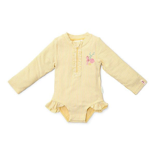 Bañador Manga Larga Amarillo Little Dutch