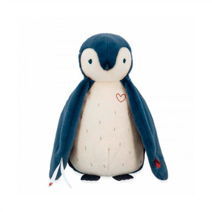 Pingüino de Peluche Azul Ruidos Blancos Grabadora