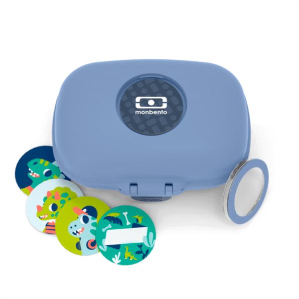 Caja Merienda Snack Monbento Gram Azul Infinity 600 ml