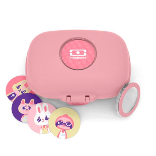 Caja Merienda Snack Monbento Gram Rosa Blush 600 ml
