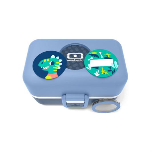 Caja Almuerzo Completo Monbento Tresor Infantil Azul Infinity 800 ml