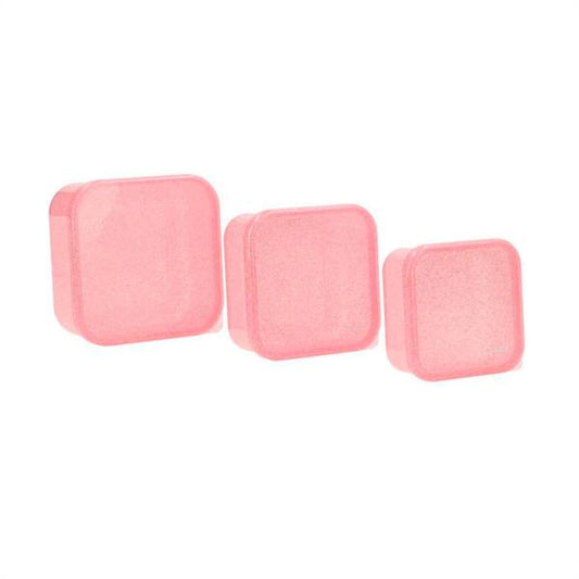 Set de 3 Cajas Almuerzo Glitter Gloss Tutete