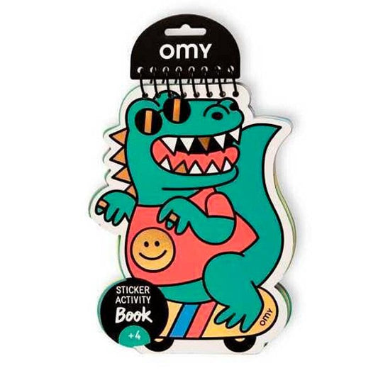 Libreta Pegatinas Dino Omy