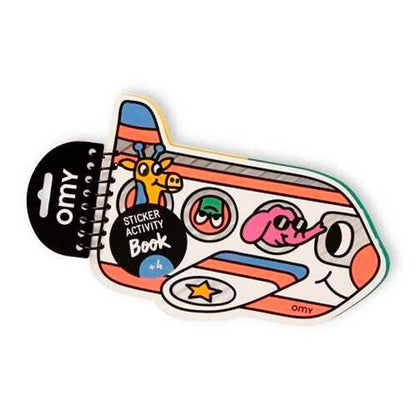 Libreta Pegatinas Vroom Omy