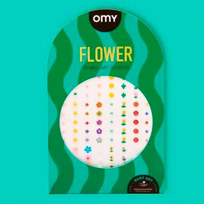 Pegatinas Uñas Flower Omy