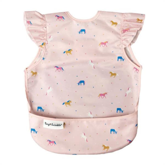 Babero Impermeable Sin Mangas Unicornios Talla L 2-4 Años