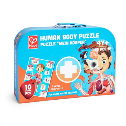 Puzle Educativo Cuerpo Humano con Órganos de Madera Hape