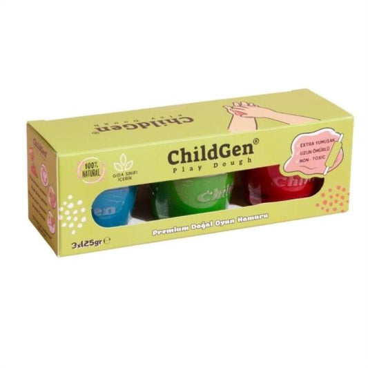 Plastilina Orgánica ChildGen 3 Botes