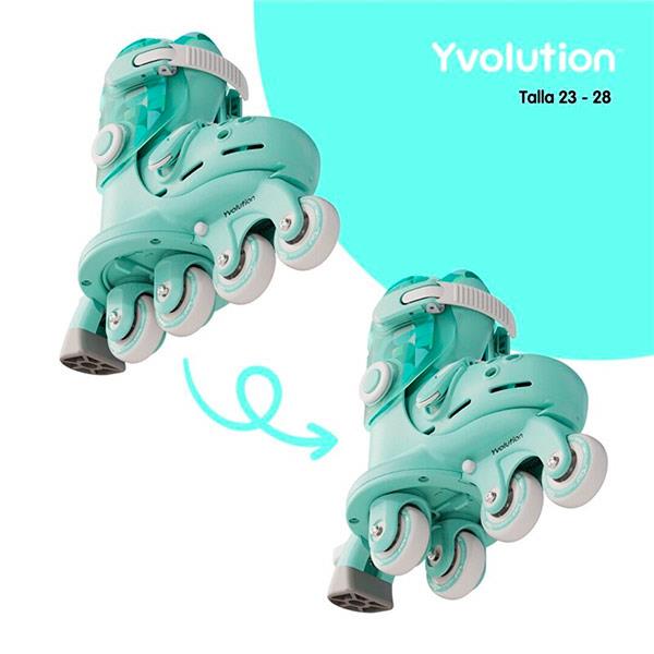 Patines Twista Verde Talla 23-28 Yvolution