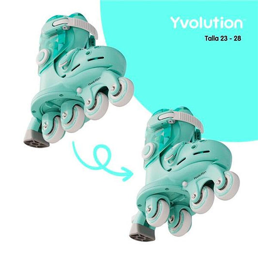 Patines Twista Verde Talla 23-28 Yvolution