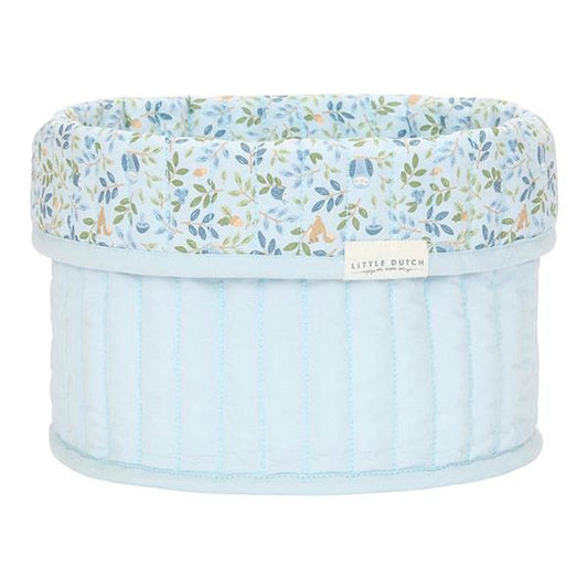Cesta Almacenamiento Little Dutch Acolchada Azul