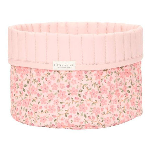 Cesta Almacenamiento Little Dutch Acolchada Rosa