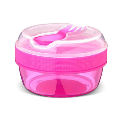 Caja Almuerzo con Tapa Refrigerante N'ice Cup Morada