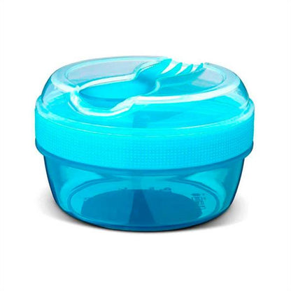 Caja Almuerzo con Tapa Refrigerante N'ice Cup Turquesa