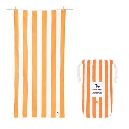 Toalla Dock & Bay Cabana Ipanema Naranja XL (2.00X0.90)