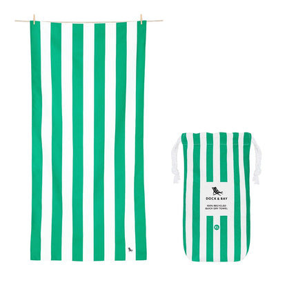 Toalla Dock & Bay Cabana Cancun Green XL (2,00X0,90)