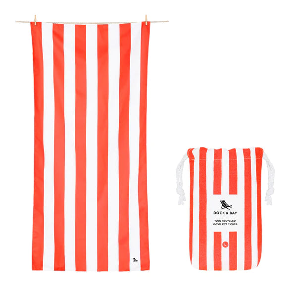 Toalla Dock & Bay Cabana Waikiki Coral XL (2.00X0.90)