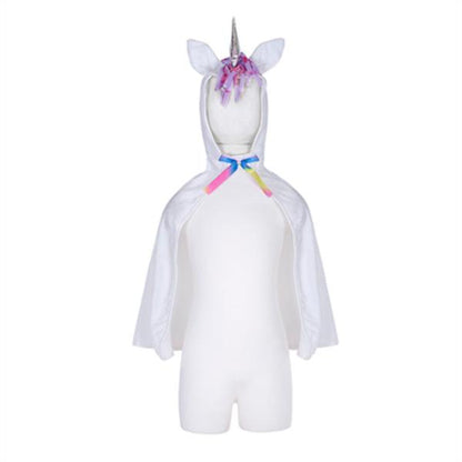 Capa De Unicornio Color Blanco Talla 2-3 Años Great Pretenders