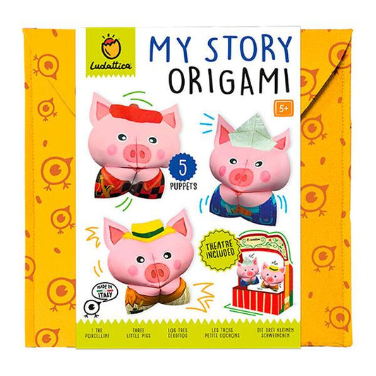 Origami Los Tres Cerditos My Story Origami Ludattica