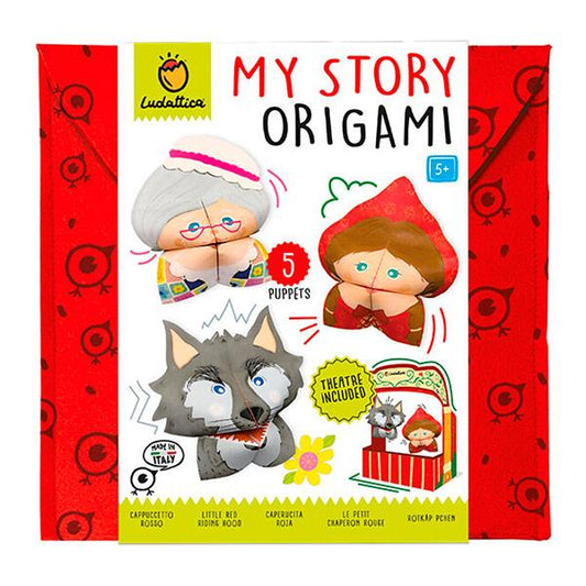 Origami Caperucita Roja My Story Origami Ludattica