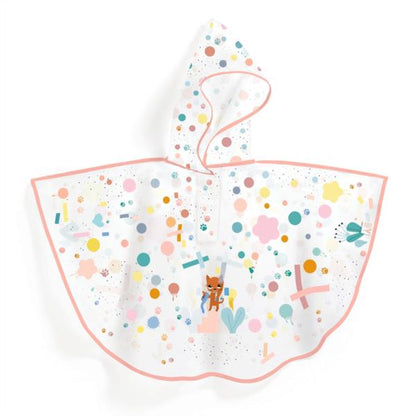 Poncho De Lluvia Gato Talla De 3 A 5 Años 90-110 cm