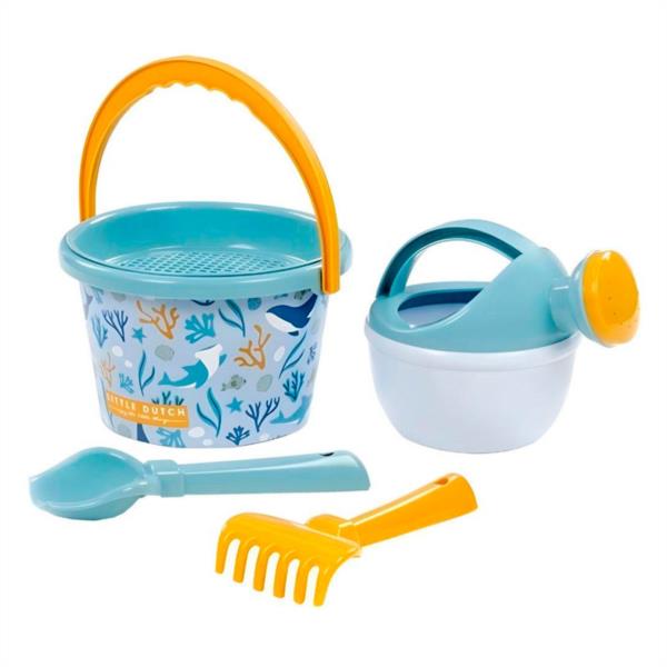 Juego Cubo de Playa Ocean Dreams Azul Little Dutch