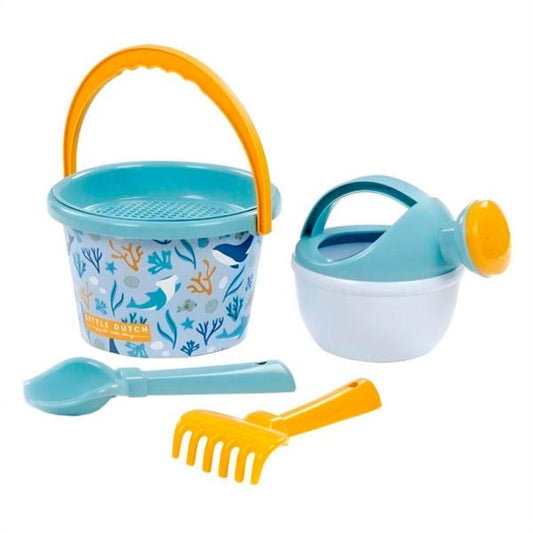 Juego Cubo de Playa Ocean Dreams Azul Little Dutch