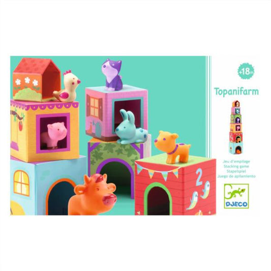 Juego Primera Edad Topanifarm Animales De La Granja Djeco