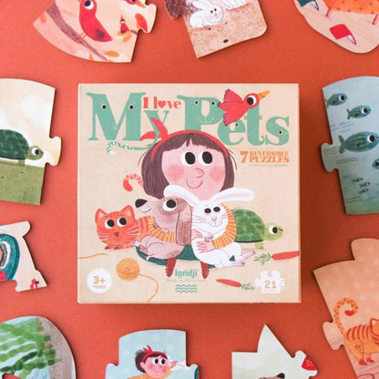 Puzzle I Love My Pets Mascotas Londji