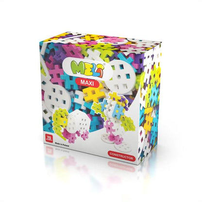 Bloques Meli Maxi Pastel Constructor 70 Piezas