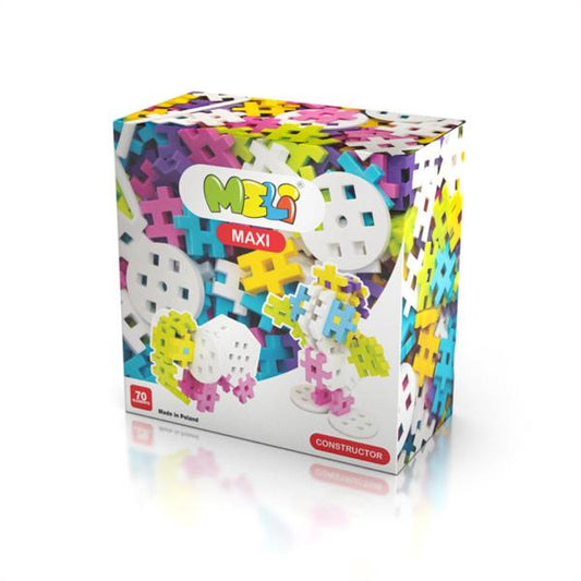 Bloques Meli Maxi Pastel Constructor 70 Piezas