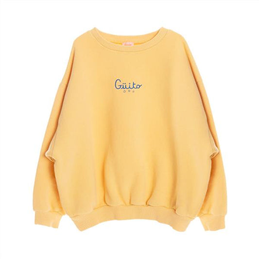 Sudadera Oversize Basica Guito Golden Haze Amariilo 100% Algodón