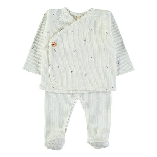 Conjunto Primera Puesta Lillymom Canalé Easy Cherries Breeze 0 a 1 mes