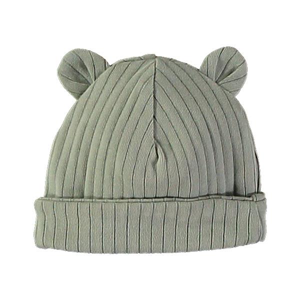 Gorro Primera Puesta Lillymom Sweet Maxi Rib Forest 0 a 1 meses