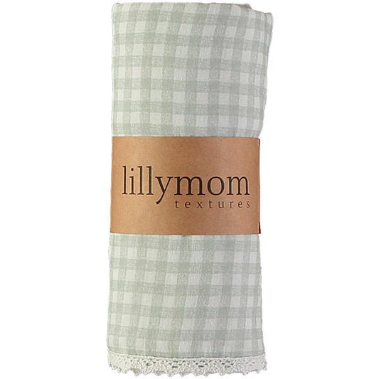 Muselina Lillymom Algodón Orgánico Plaid Toscana Forest XXL