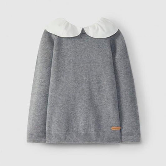 Jersey De Punto Con Cuello Movible
