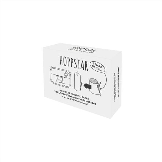 Recarga Papel Adhesivo Cámara Hoppstar Artist - 3 Rollos De Papel
