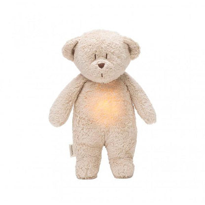 Peluche Moonie Oso Orgánico con Luz y Sonido Sand Natur