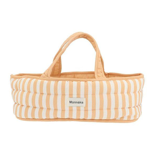 Capazo Muñecos Stripes Caramel