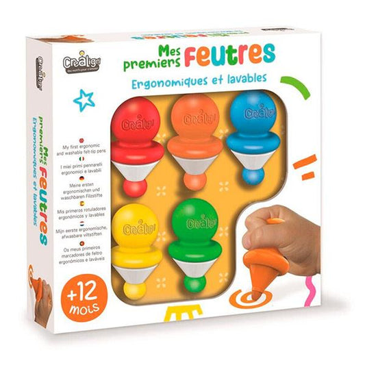 Primeros Rotuladores Ergonómicos Bebés +12 meses Crealign