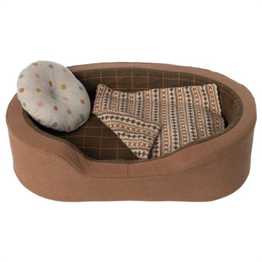 Cesta Acogedora Peluches Maileg Mediana Marrón