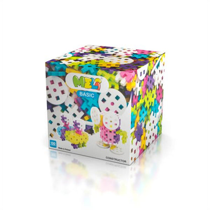Bloques Meli Basic Constructor Pastel 100 Piezas
