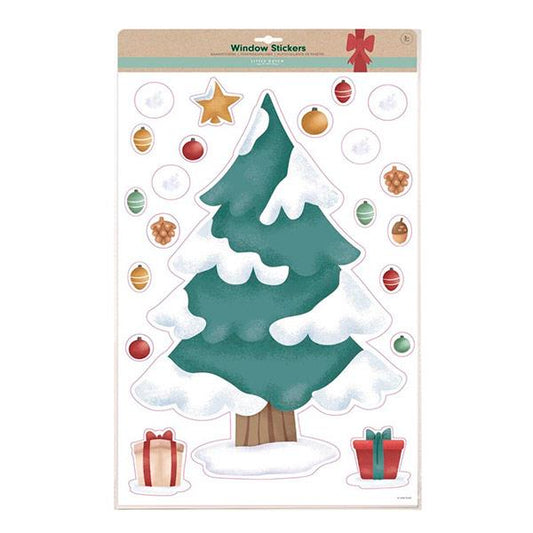 Pegatinas de Ventana Árbol de Navidad Little Dutch