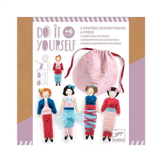 Diy Kit Creativo 5 Muñecas Quitapenas