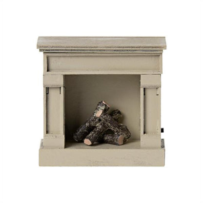 Chimenea En Miniatura Blanco Roto Ratones Maileg