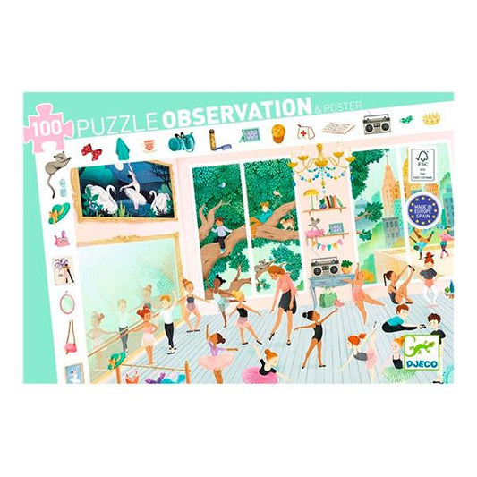 Puzzle Observación La escuela de baile Djeco