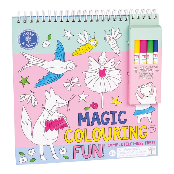 Cuaderno Colorear Mágico Enchanted Floss & Rock